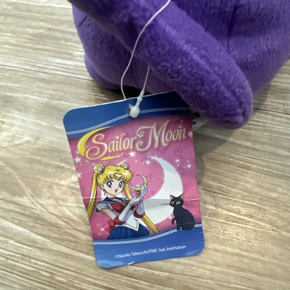 New With Tags Sailor‎ Moon Luna Purple 12" Cat Plush - Picture 4 of 7